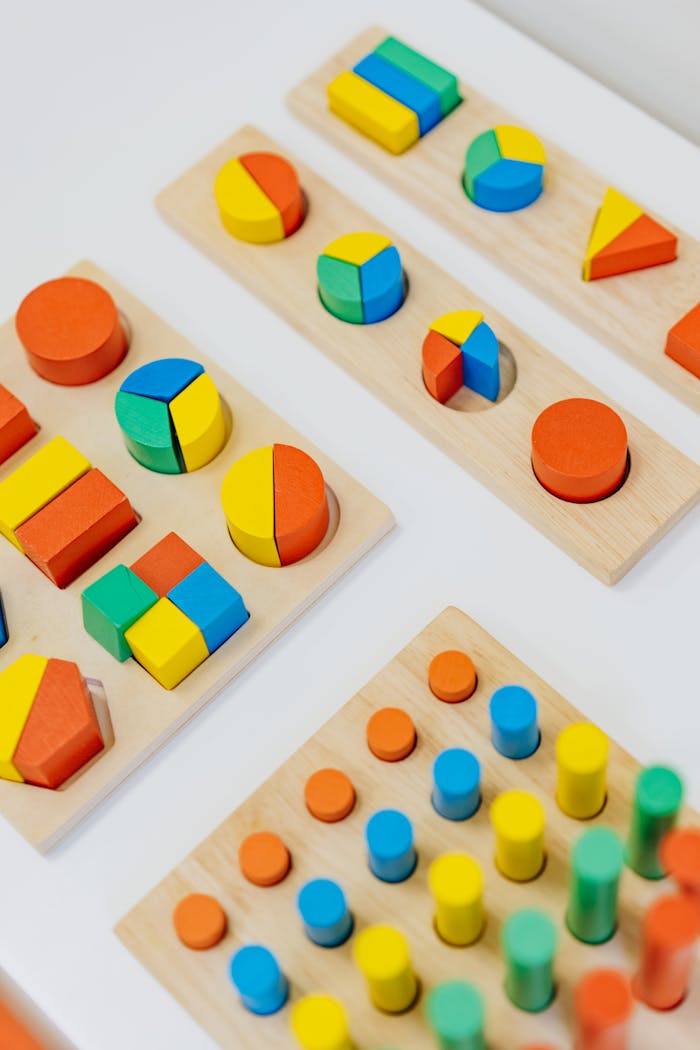 about-img Vibrant wooden toys are ideal for preschool learning and playroom decor.